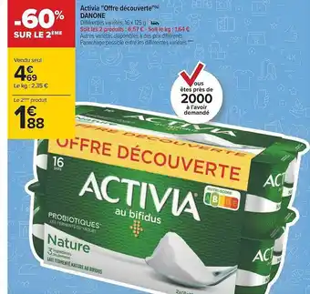Carrefour Activia offre