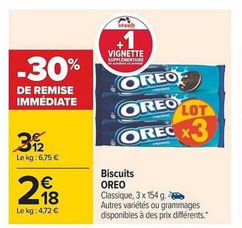 Biscuits oreo