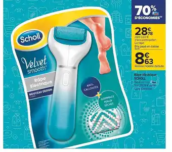 Carrefour Râpe électrique scholl offre