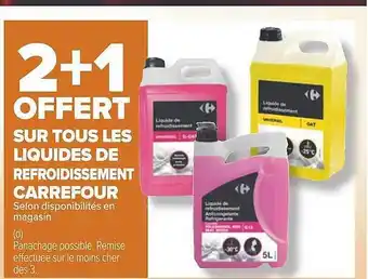 Carrefour Liquides de refroidissement carrefour offre