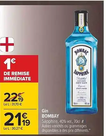 Gin bombay