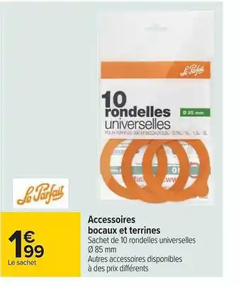 Carrefour Accessoires bocaux et terrines le parfait offre