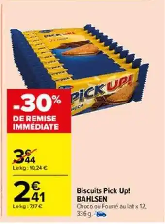 Carrefour Market Biscuits pick up! bahlsen offre