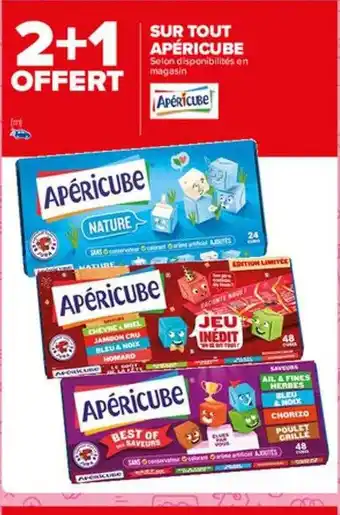 Carrefour Market Apéricube offre