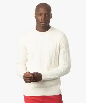 Gémo Pull homme en maille côtelée avec col rond vue1 - gemo (homme) - gemo offre