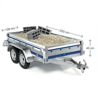 Norauto Remorque 2 essieux 750 Kg NORAUTO Premium 256 offre