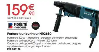 Perforateur Burineur Makita Hr2630
