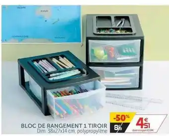 Bloc De Rangement 1 Tiroir