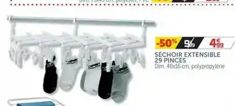 Gifi Séchoir Extensible 29 Pinces offre