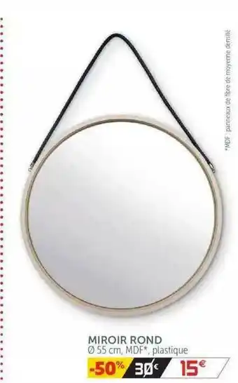 Gifi Miroir Rond offre