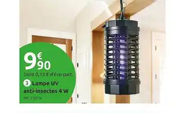 Mr Bricolage Lampe Uv Anti-insectes 4 W offre