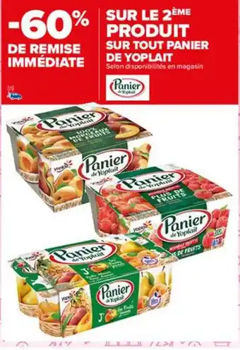 Carrefour Market Panier de yoplait offre