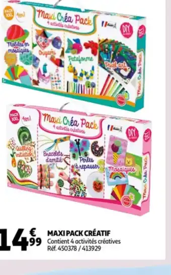 Auchan Drive Maxi Pack Creatif offre