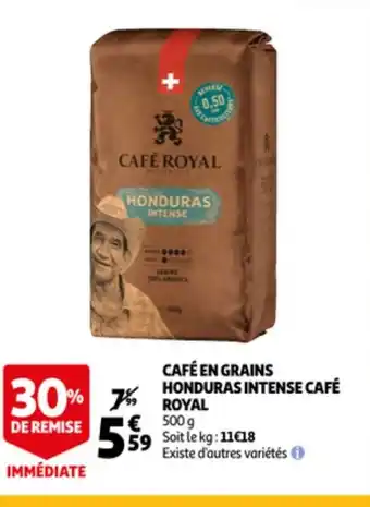 Cafe En Grains Honduras Intense Cafe Royal