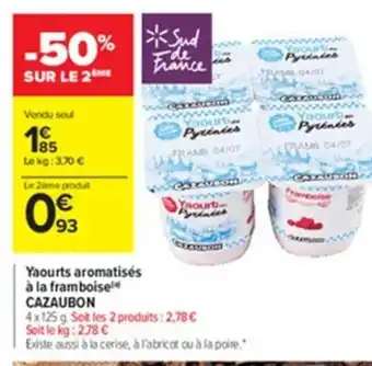 Carrefour Yaourts Aromatisés a La Framboise Cazaubon offre