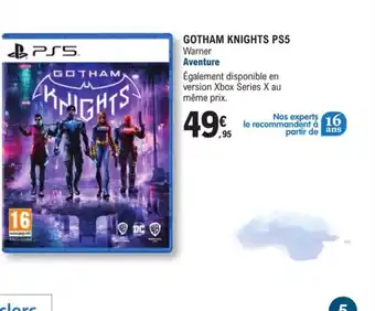 E.Leclerc Gotham Knights PS5 offre