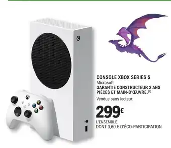 E.Leclerc Console Xbox Series S offre