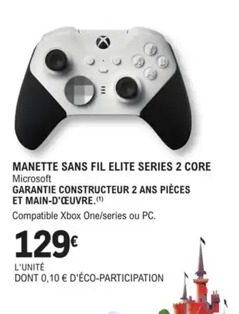 E.Leclerc Manette Sans Fil Elite Series 2 Core offre