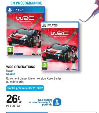 E.Leclerc WRC Generations offre