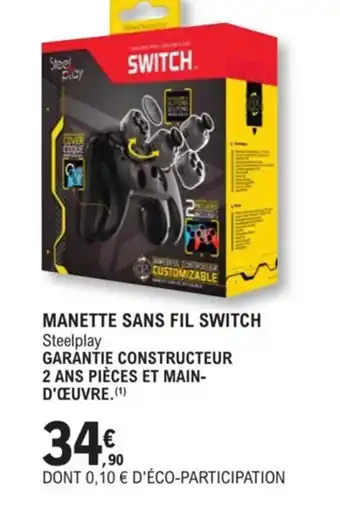 E.Leclerc Manette Sans Fil Switch offre