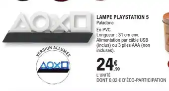 E.Leclerc Lampe Playstation 5 offre