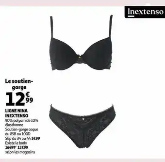 Auchan Ligne nina inextenso offre