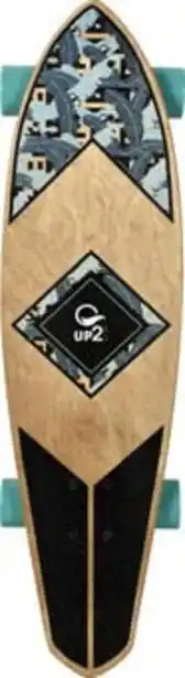 Skate up2glide mini longboard jungle