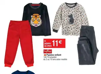 Cora x Carrefour Pyjama Enfant offre