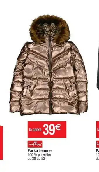 Cora x Carrefour Parka Femme offre