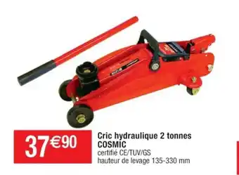 Cric Hydraulique 2 Tonnes Cosmic