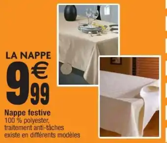 Cora x Carrefour Nappe festive offre