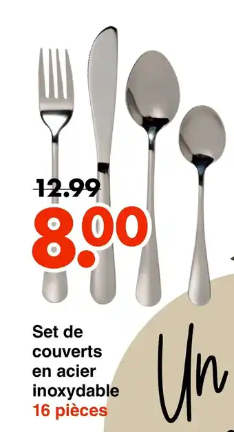 Set de couverts en acier inoxydable