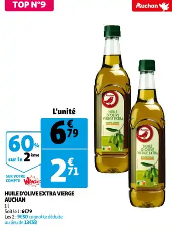 Auchan Direct Huile d'olive extra vierge AUCHAN offre