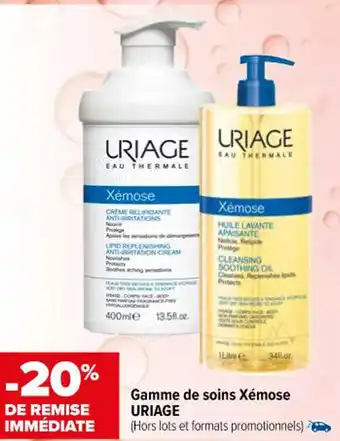 Carrefour maPara parapharmacie Gamme de soins xémose URIAGE offre