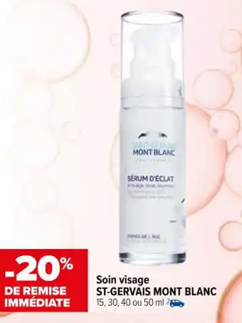 Carrefour maPara parapharmacie Soin visage ST-GERVAIS MONT BLANC offre