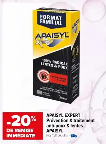 Apaisyl expert prévention & traitement anti-poux & lentes APAISYL