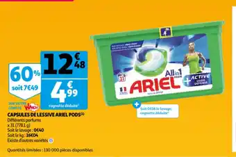Capsules de Lessive Ariel Pods