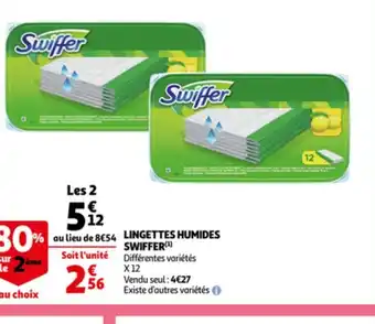 Lingettes Humides Swiffer