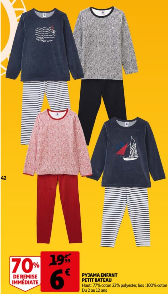 Auchan pyjama petit bateau new arrivals