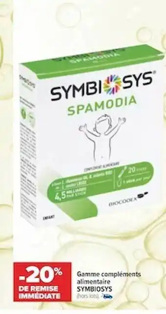 Carrefour maPara parapharmacie Gamme compléments alimentaire symbiosys offre