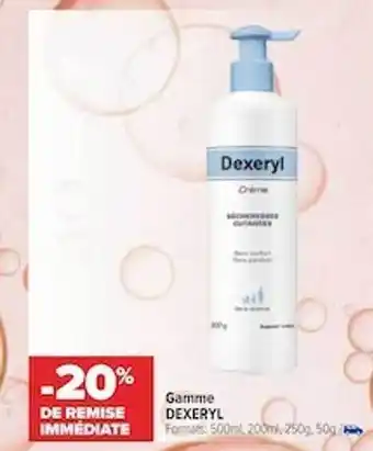 Carrefour maPara parapharmacie Gamme dexeryl offre