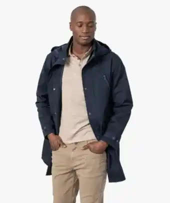 Gémo Parka homme à capuche en matière déperlante vue1 - gemo (homme) - gemo offre
