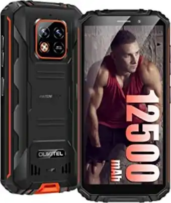 Amazon Telephone portable incassable [12500mah], oukitel wp18 smartphone 5.93' hd+, android 11, 4go + 32go/1to, caméra 13mp, anti... offre