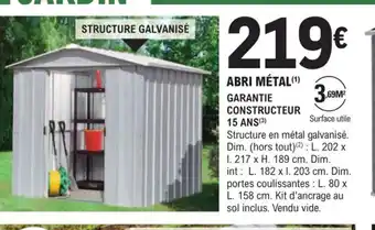 E.Leclerc Brico Abri Metal offre