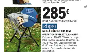 E.Leclerc Brico Scie à bûches 405mm offre