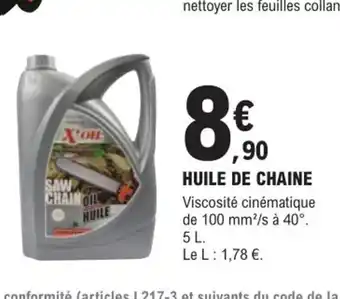 E.Leclerc Brico Huile de Chaine offre