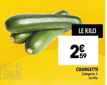 Supeco Courgette offre