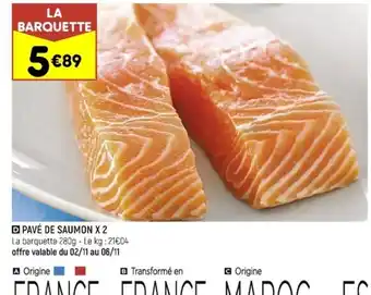 Leader Price Pave de Saumon x2 offre