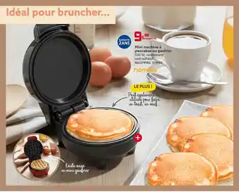 Gifi Mini machine à pancakes ou gaufrier homday offre