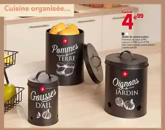 Gifi Boîte de conservation offre